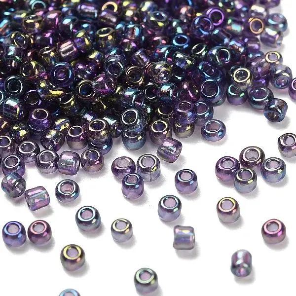Transparent Colours Rainbow Glass Seed Beads