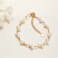 Natural Freshwater Pearl Beaded Bracelets for Women