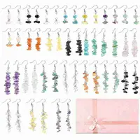 24Pair 316 Surgical Stainless Steel Dangle Earrings