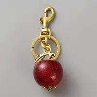 Apple Resin Keychain