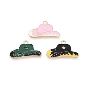 Rack Plating Alloy Enamel Pendants