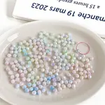UV Plating Iridescent Acrylic Beads