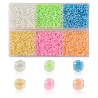 4602Pcs 6 Colors Glass Seed Beads