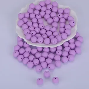 Round Silicone Focal Beads