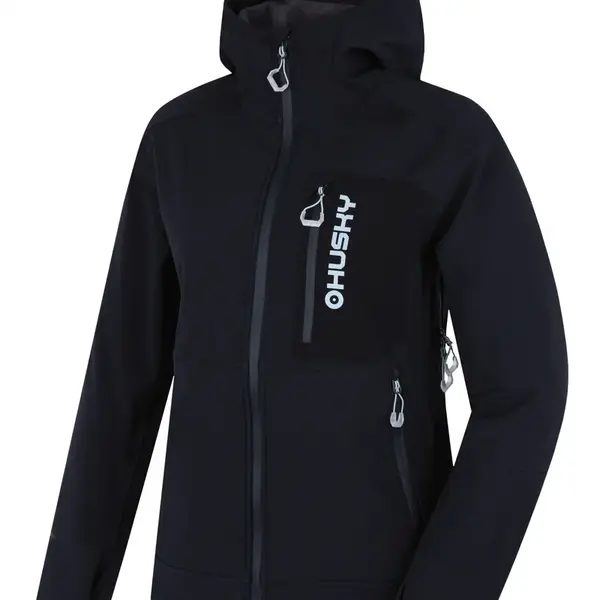 Husky Samai L L - plus, black Dámská softshell bunda