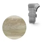 Vnitřní roh k soklu Naturel dub letný , PVC dĺžka 0,5 cm, výška hrany 56 mm, NATNGTWD4