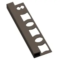 Lišta ukončovací "hranatá" Profil-EU bronz, PVC, dĺžka 250 cm, výška hrany 8 mm, LH825021