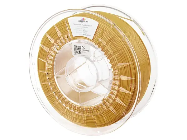 Spectrum 80044 3D filament, Premium PLA, 1,75mm, 1000g, Zlatý (Pearl gold)