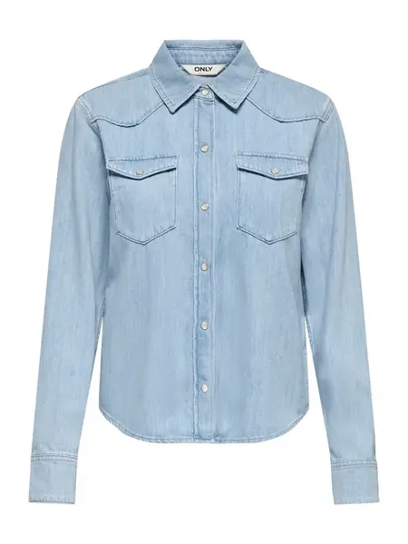 ONLY Blúzka 'ONLCHARLIZE'  modrá denim