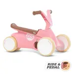 BERG GO - retro odrážadlo a šliapadlo 2v1 - ružové