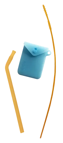 Cestovná silikónová slamka