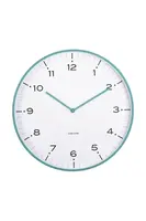 Nástěnné hodiny Karlsson Circus Rings 40 cm tyrkysová barva