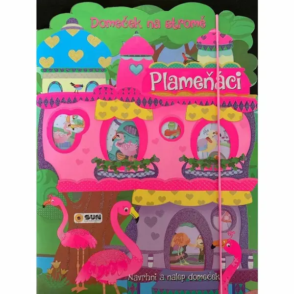 Domeček na stromě - Plameňáci - navrhni a nalep (Defekt)