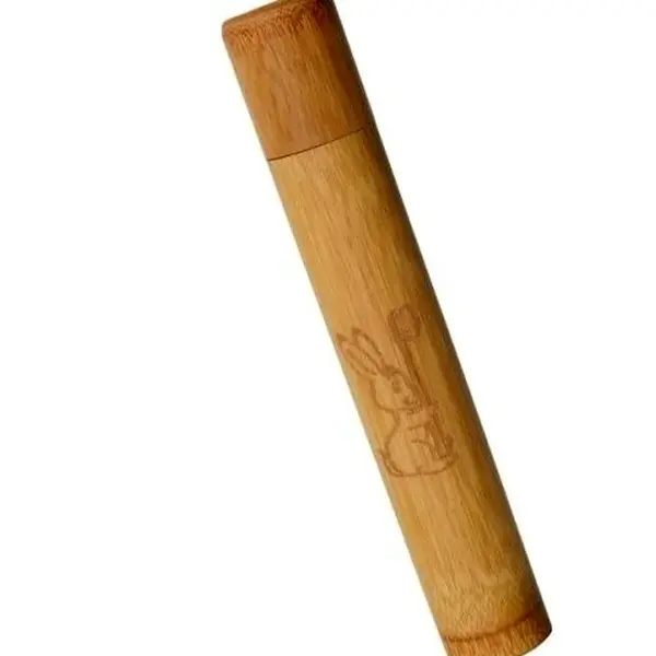 Curanatura Bambusové cestovní pouzdro JUNIOR