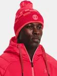 Under Armour Čepice Geo Fleece Pom Beanie-RED - Pánské