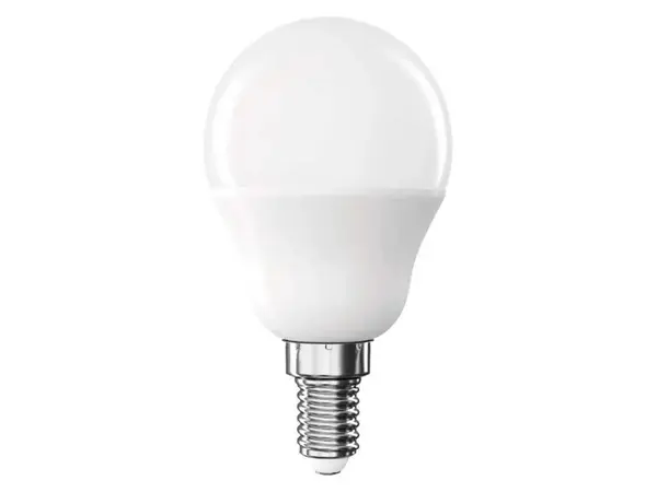Žárovka LED E14 2,5W Classic Mini Globe bílá teplá EMOS ZQ1D11