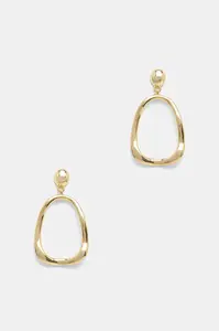 Pozlacené stříbrné náušnice Answear.LAB
