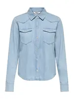 ONLY Blúzka 'ONLCHARLIZE'  modrá denim