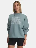 Under Armour Rival Flc OS Varsity Crew-GRN Women's Sweatshirt - Women's