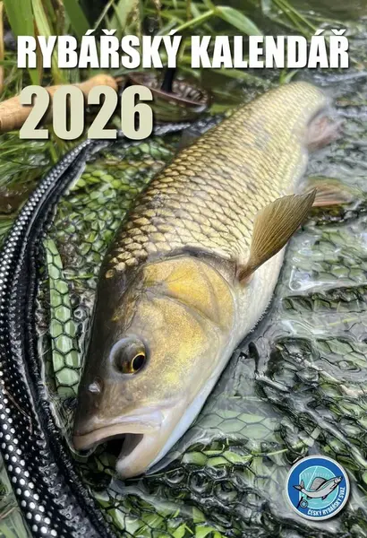 Črs nástenný rybársky kalendár na rok 2026 31,5x46 cm