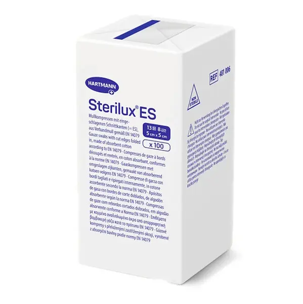 Hartmann Sterilux ES Gáza nesterilní 5x5cm 100ks