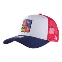 FLLÖS T-CAP CZECH 9 Dětská trucker kšiltovka, červená, velikost UNI