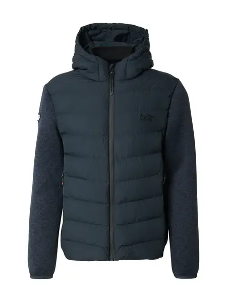 Superdry Prechodná bunda  námornícka modrá / tmavosivá