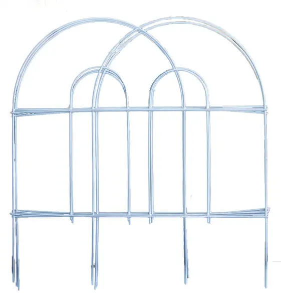 Zahradní plůtek 45 cm x 3 m bílá (7 ks) MA409903