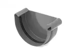 Plastové čelo PVC žlabu Covernit 125 mm pravé 154 x 52 mm antracit