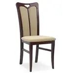 Židle Hubert 8 dřevo/látka tmavý ořech/vila 2