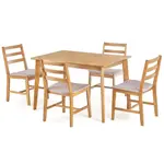Jídelní set Cordoba 1+4 120x80 světlý dub