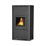 Kachle s výmenníkom AQUAFLAM 17, eierna, automatická regulácia FLHSF29-011