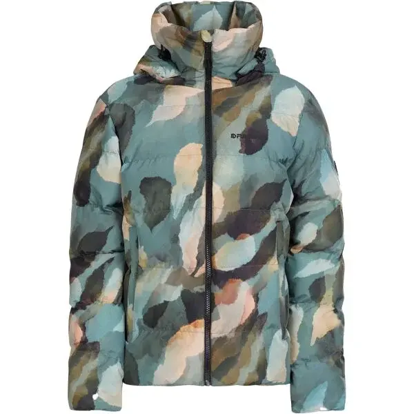 FUNDANGO AMBER PADDED JACKET Dámská zimní bunda, tmavě zelená, velikost