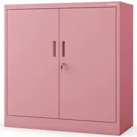 Kovová Kancelářská Skříňka Beata pastelově růžové