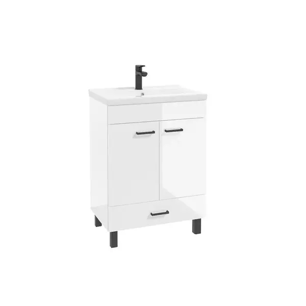 Skříňka s umyvadlem Novelty 60 bílý