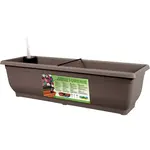 Truhlík samozavlažovací Torenie 75 x 19 x 17 - hnědo-šedý