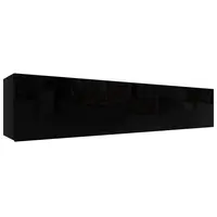 Závěsná skříňka Izumi-34-BL černá mat/ lesk