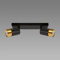 Svítidlo PUZON SPT GU10 2L BLACK/GOLD 04125 LS2