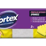 Vortex Kuchyňská houbička Profiled & Care 3 ks