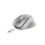 Genius Ergo 9000S Pro /Ergonomická/Optická/Pro praváky/2 400 DPI/USB+BT/ stříbrná