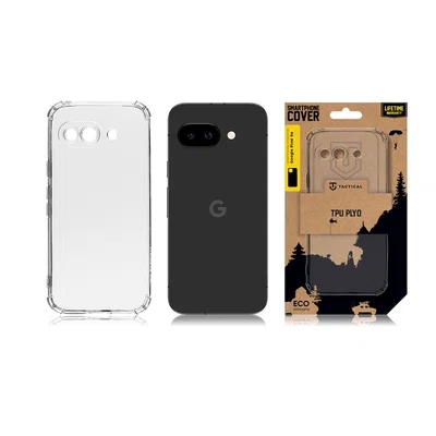 Zadní kryt Tactical TPU Plyo pro Google Pixel 9a, transparentní