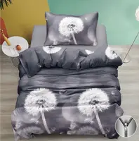 Bavlněné povlečení DANDELION TOUCH šedé Rozměr povlečení: 70 x 90 cm | 140 x 200 cm