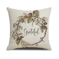 Dekorační povlak na polštář GRATEFUL 45x45 cm, béžový