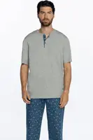 Pánské pyžamo THEODOR M Šedá