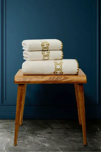 Ručník MONDRIAN 50x100 cm Smetanová