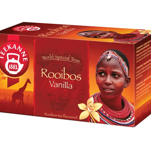 Teekanne Rooibos Vanilla čaj porcovaný 20x1,75 g
