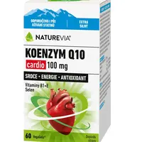 NatureVia Koenzym Q10 Cardio 100 mg 60 kapslí