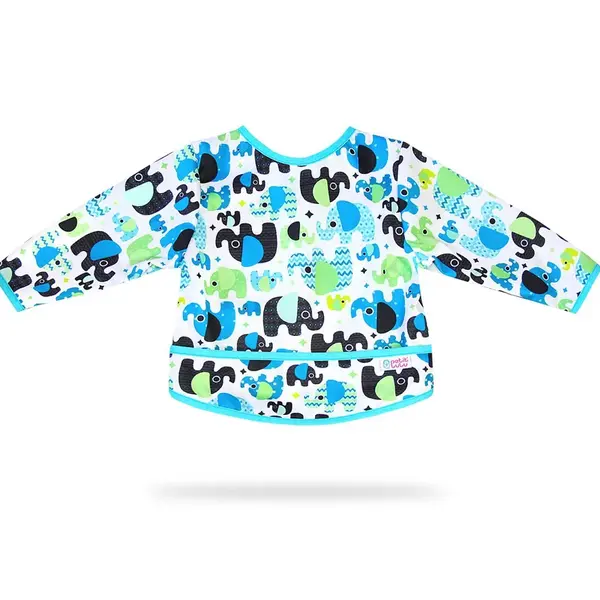 Petit Lulu Bryndák s rukávy vel. L 1 ks sloníci tyrkys