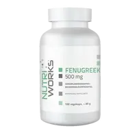 NutriWorks Fenugreek 500mg - 100 kapslí