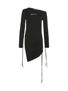 KARL LAGERFELD JEANS Šaty  čierna / biela